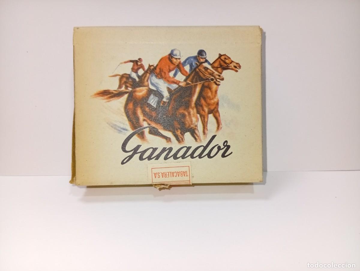 Paquetes de tabaco: PAQUETE DE TABACO. GANADOR. CERRADO. 20 CIGARRILLOS. TABACALERA, S.A.
