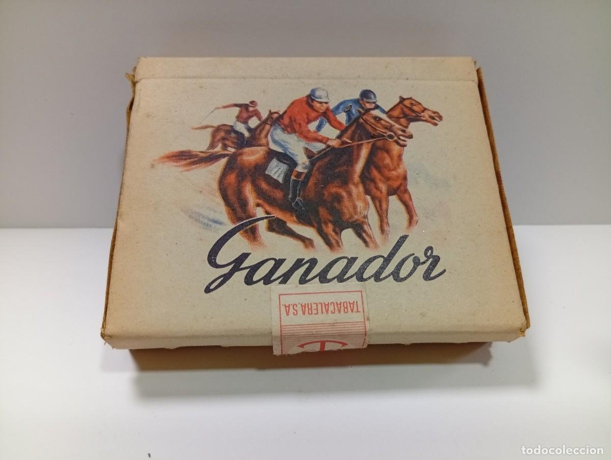 Paquetes de tabaco: PAQUETE DE TABACO. GANADOR. ABIERTA. 20 CIGARRILLOS. TABACALERA, S.A.