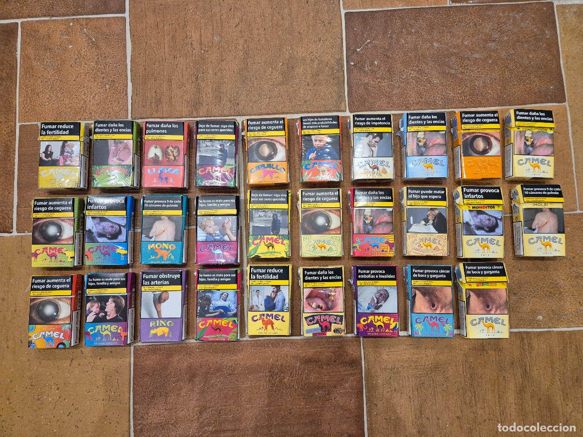 Paquetes de tabaco: Colecci&oacute;n 30 Paquetes de Tabaco Camel Ediciones Limitadas - Foto 1