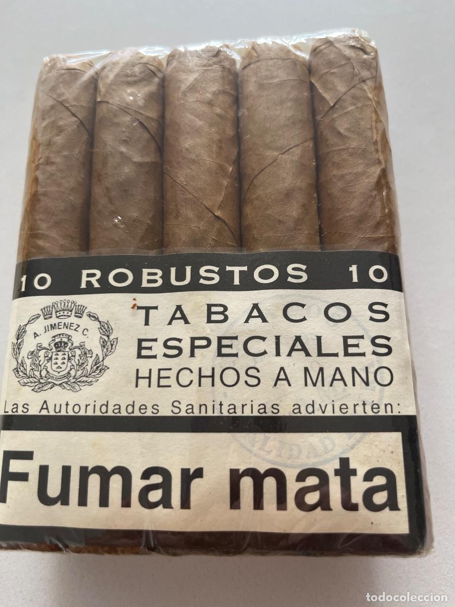 Paquetes de tabaco: Paquete de tabacos especiales 10 robustos de A. Jimenez