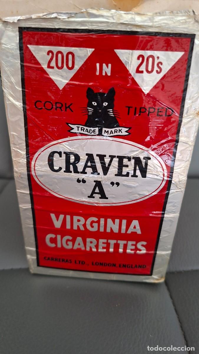 Paquetes de tabaco: Paquete carton de Cigarrillos Craven A London