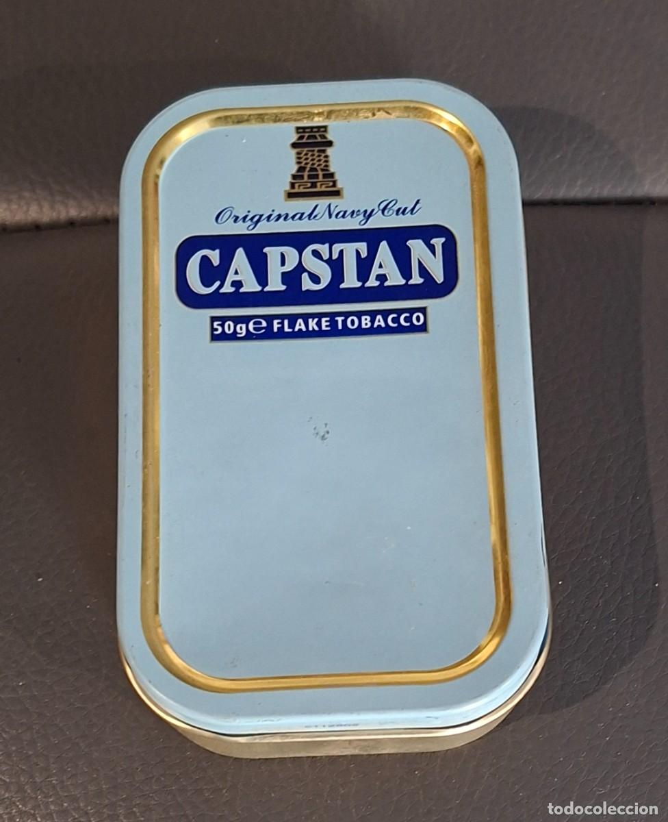 Paquetes de tabaco: Lata de Tabaco picadura para pipa Capstan Navy cut 50g