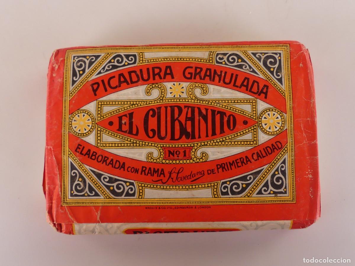 Paquetes de tabaco: Tabaco - Antiguo paquete de El Cubanito - Picadura granulada - R. Povedano
