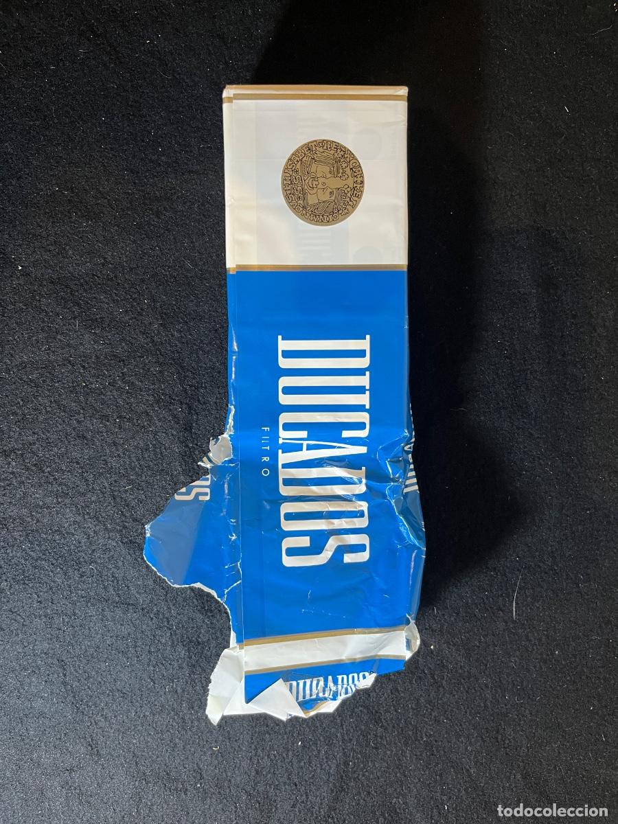 Paquetes de tabaco: Cart&oacute;n tabaco Ducados Tabacalera vintage con 6 cajetillas antiguas coleccionismo estanco
