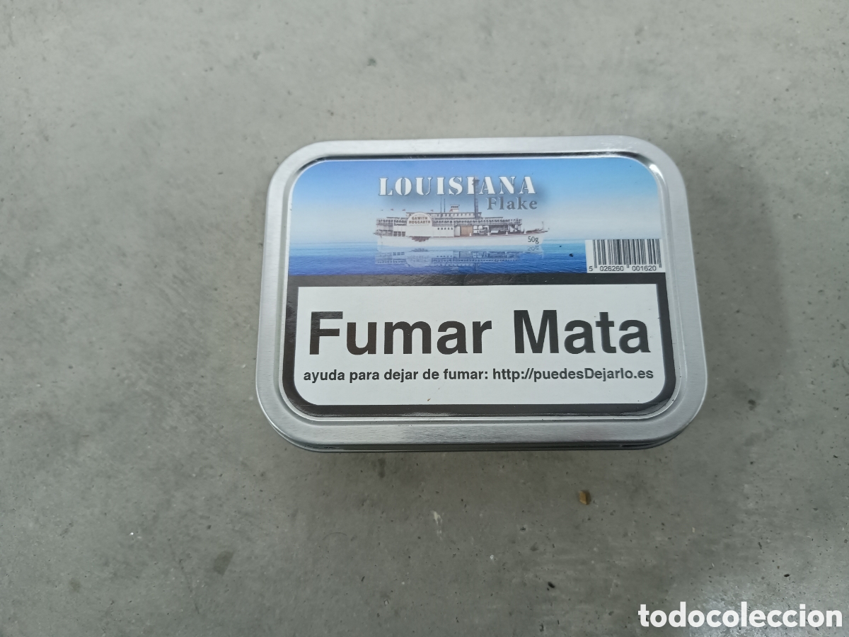 Paquetes de tabaco: LOUSIANA FLAKE - CAJA DE TABACO DE PIPA - VAC&Iacute;A