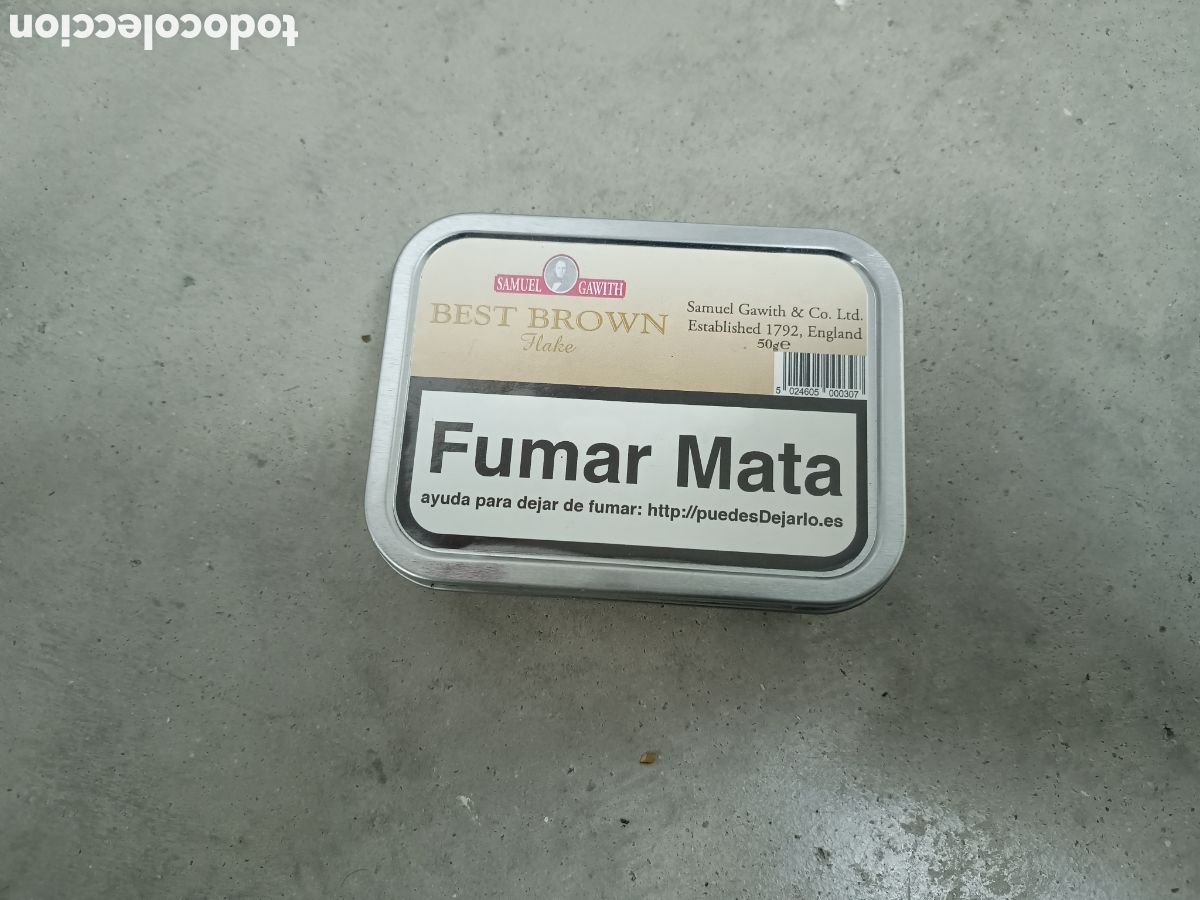Paquetes de tabaco: SAMUEL GAWITH - BEST BROWN - CAJA DE TABACO DE PIPA - VAC&Iacute;A