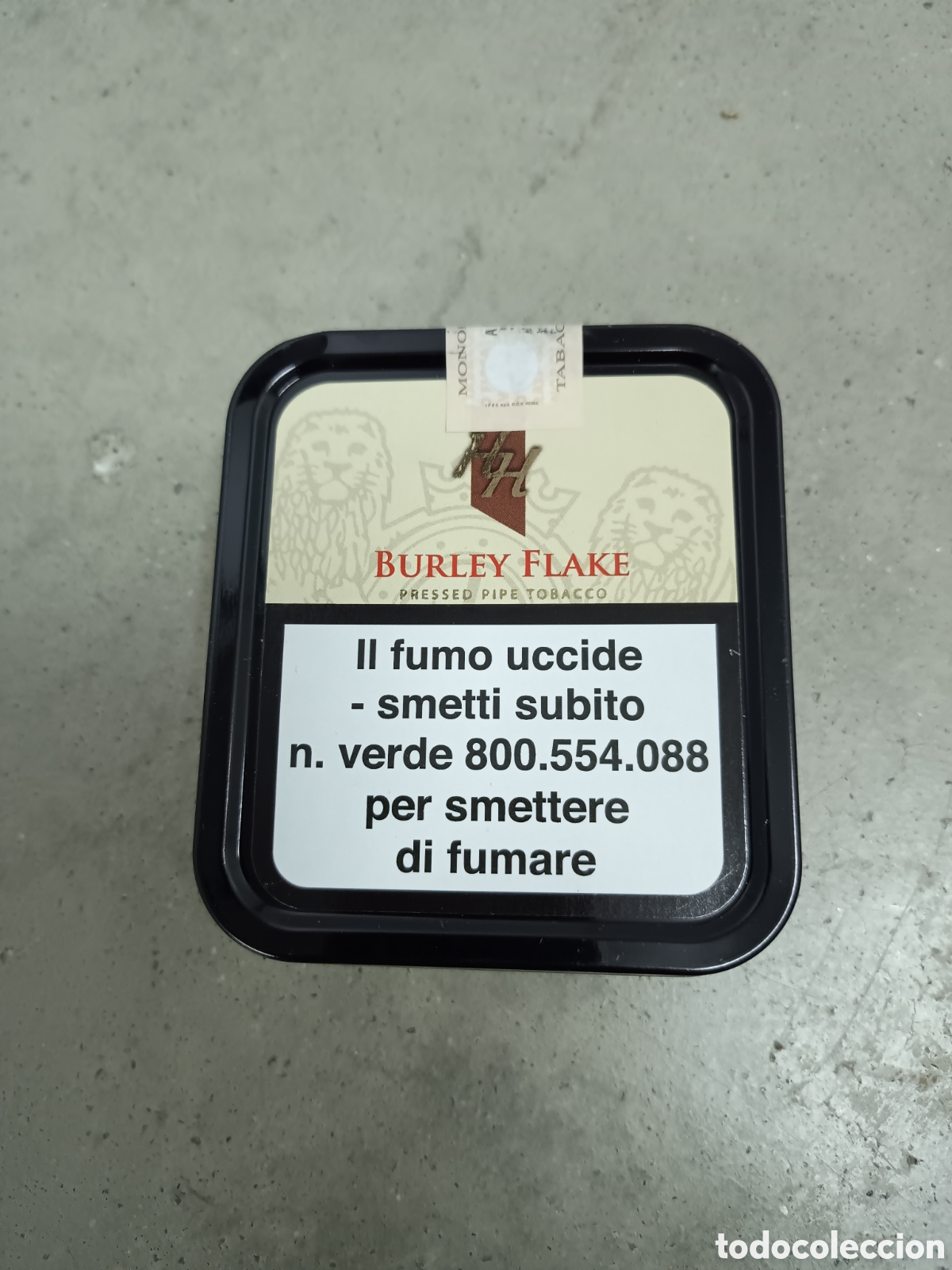 Paquetes de tabaco: HH - BURLEY FLAKE - CAJA DE TABACO DE PIPA - VAC&Iacute;A - Foto 1