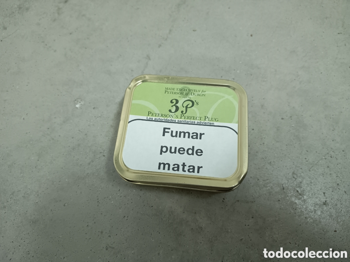 Paquetes de tabaco: PETERSON - 3 P'S - CAJA DE TABACO DE PIPA - VAC&Iacute;A