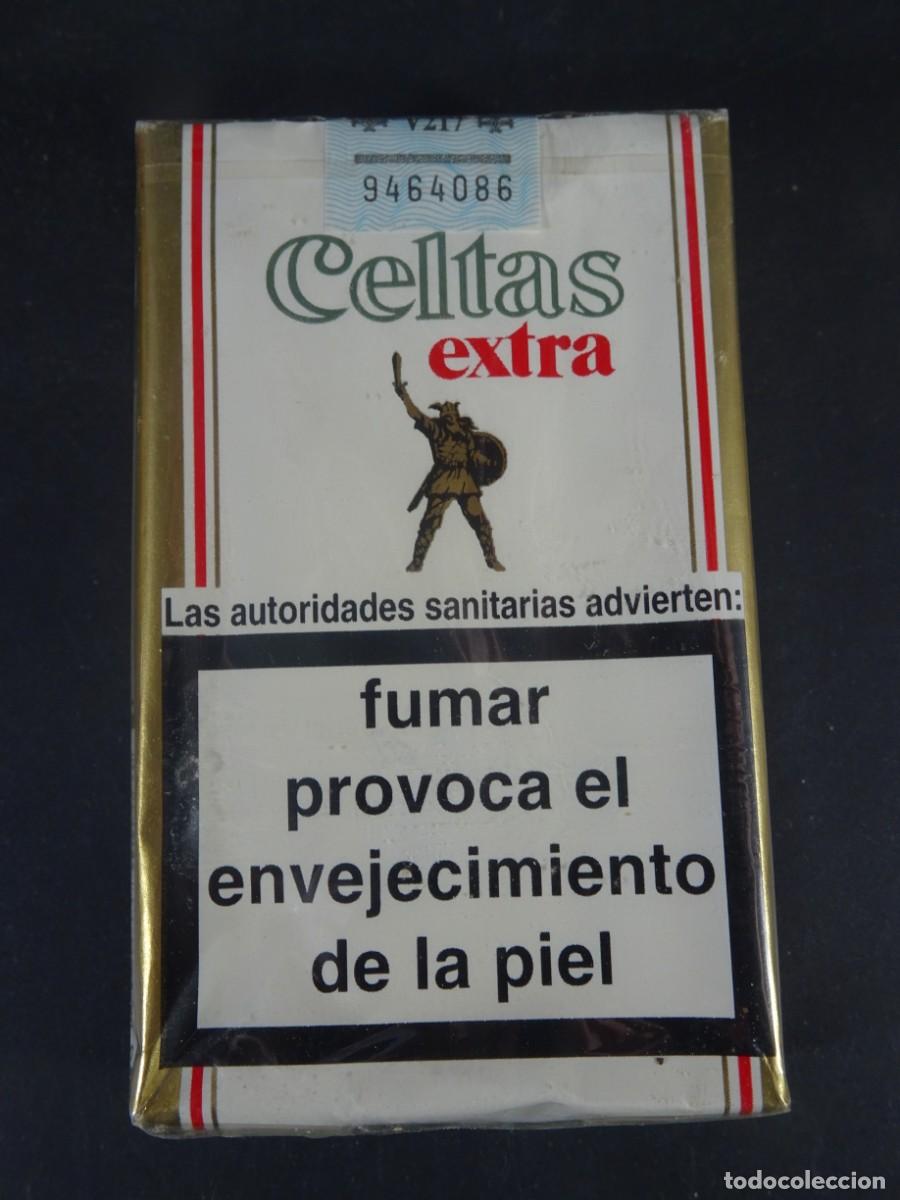 Paquetes de tabaco: ANTIGUO PAQUETE DE TABACO , CELTAS EXTRA, SIN ABRIR, VER FOTOS