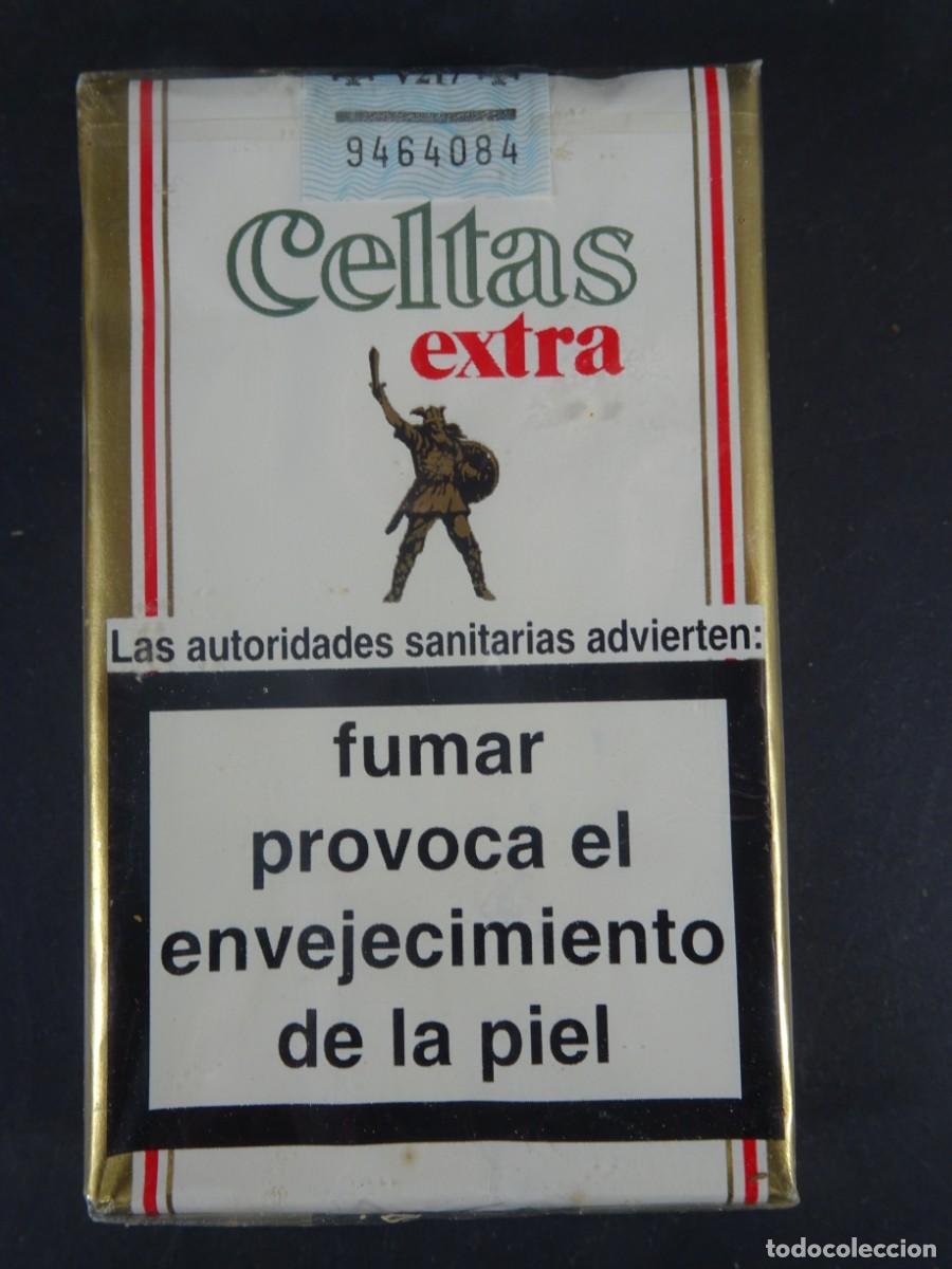 Paquetes de tabaco: ANTIGUO PAQUETE DE TABACO , CELTAS EXTRA, SIN ABRIR, VER FOTOS