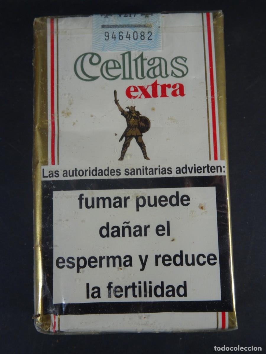 Paquetes de tabaco: ANTIGUO PAQUETE DE TABACO , CELTAS EXTRA, SIN ABRIR, VER FOTOS