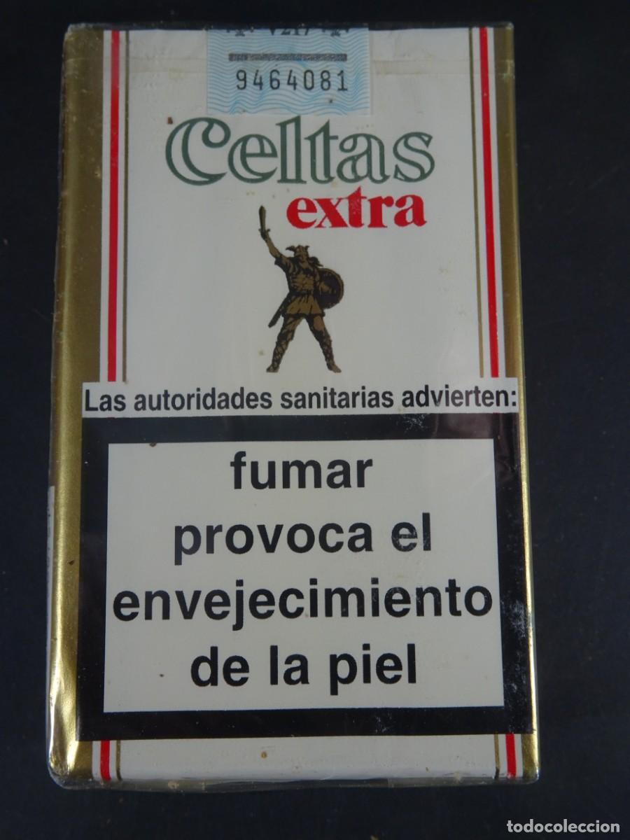 Paquetes de tabaco: ANTIGUO PAQUETE DE TABACO , CELTAS EXTRA, SIN ABRIR, VER FOTOS