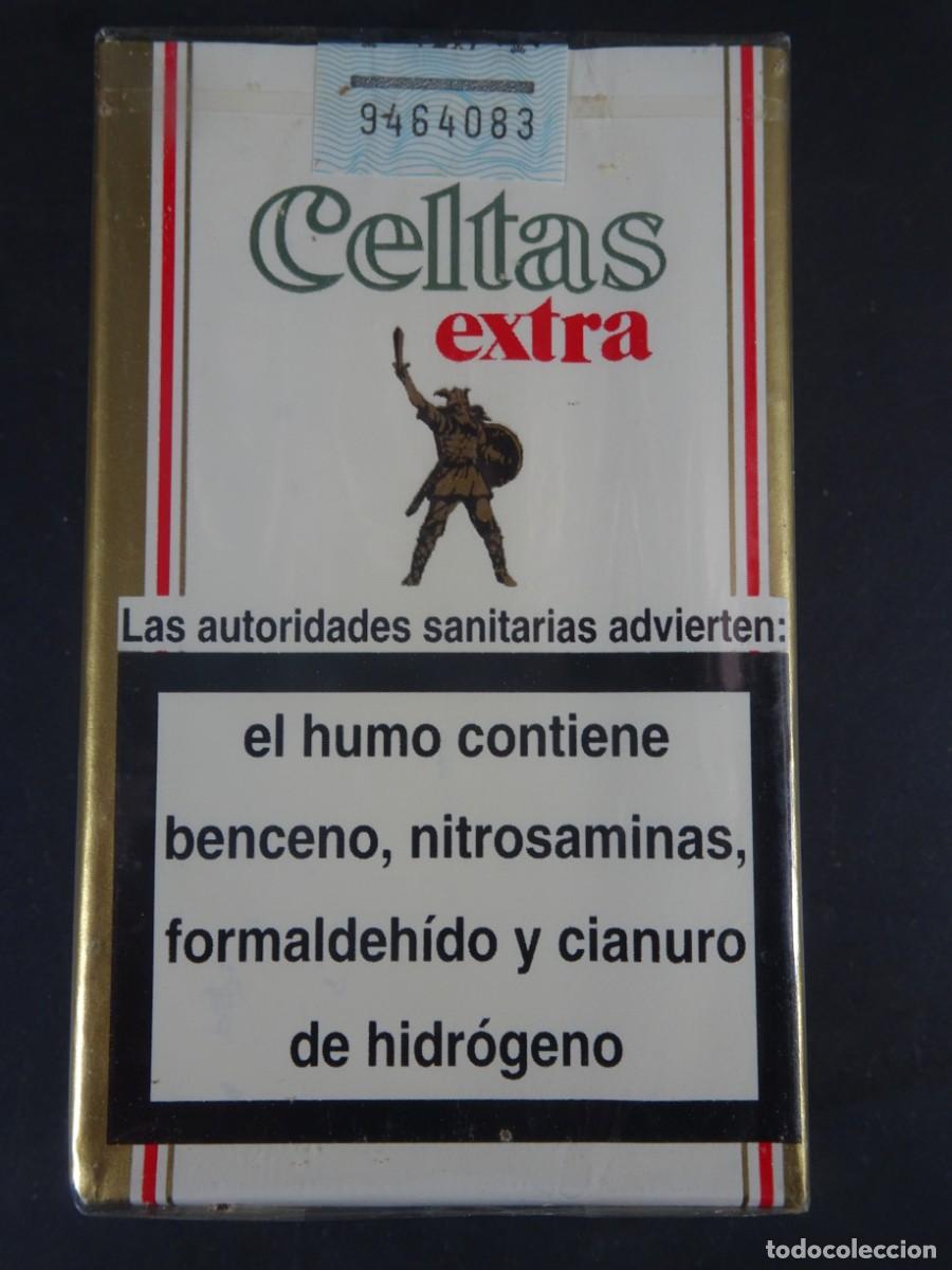 Paquetes de tabaco: ANTIGUO PAQUETE DE TABACO , CELTAS EXTRA, SIN ABRIR, VER FOTOS
