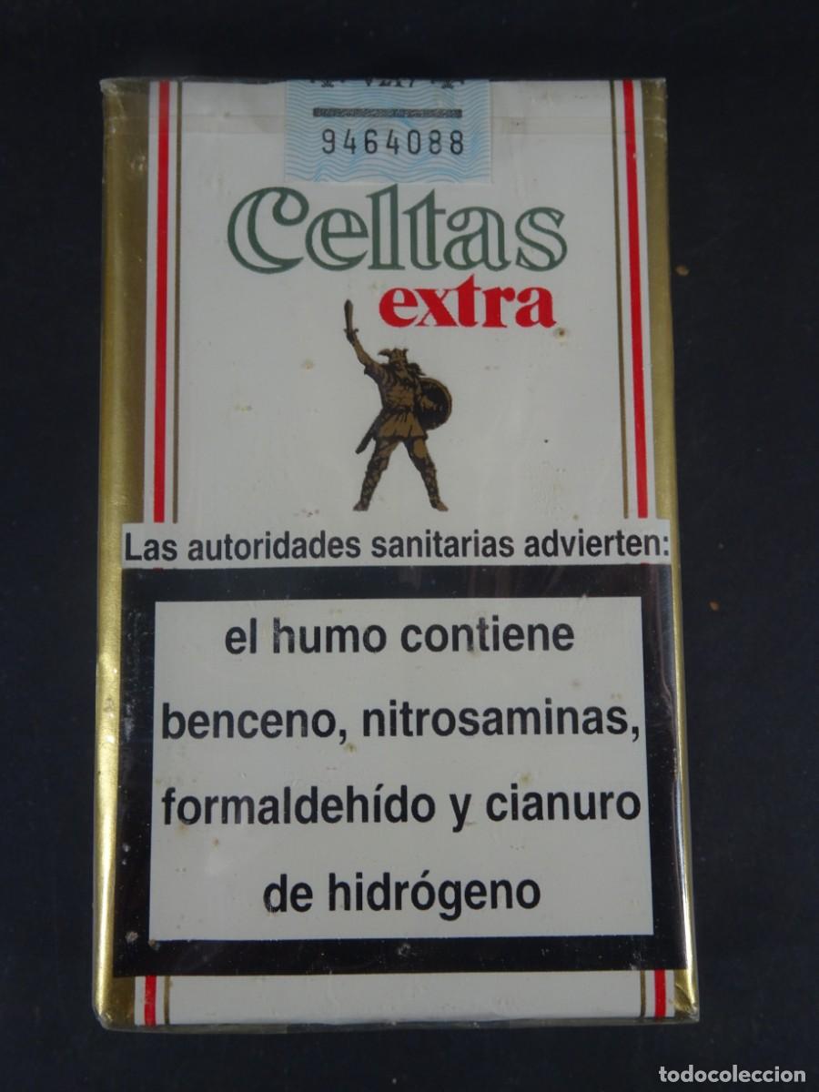 Paquetes de tabaco: ANTIGUO PAQUETE DE TABACO , CELTAS EXTRA, SIN ABRIR, VER FOTOS