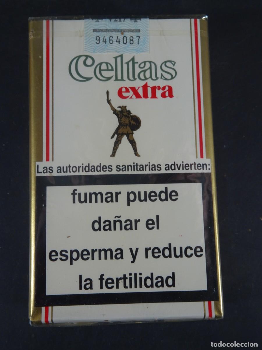 Paquetes de tabaco: ANTIGUO PAQUETE DE TABACO , CELTAS EXTRA, SIN ABRIR, VER FOTOS