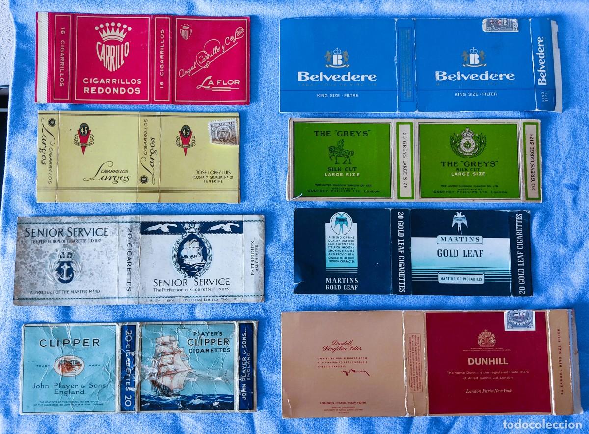 Paquetes de tabaco: GRAN LOTE DE PAQUETES DE TABACO DE CARTON ANTIGUOS DIFERENTES MARCAS VER TODAS LAS FOTOS