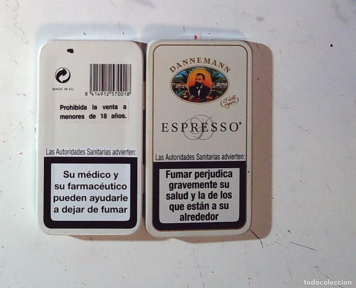 Paquetes de tabaco: ESPRESSO DANNEMANN LATA DE PURILLOS PUROS TABACO TABACOFILIA