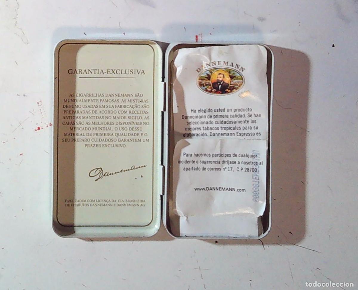 Paquetes de tabaco: ESPRESSO DANNEMANN LATA DE PURILLOS PUROS TABACO TABACOFILIA