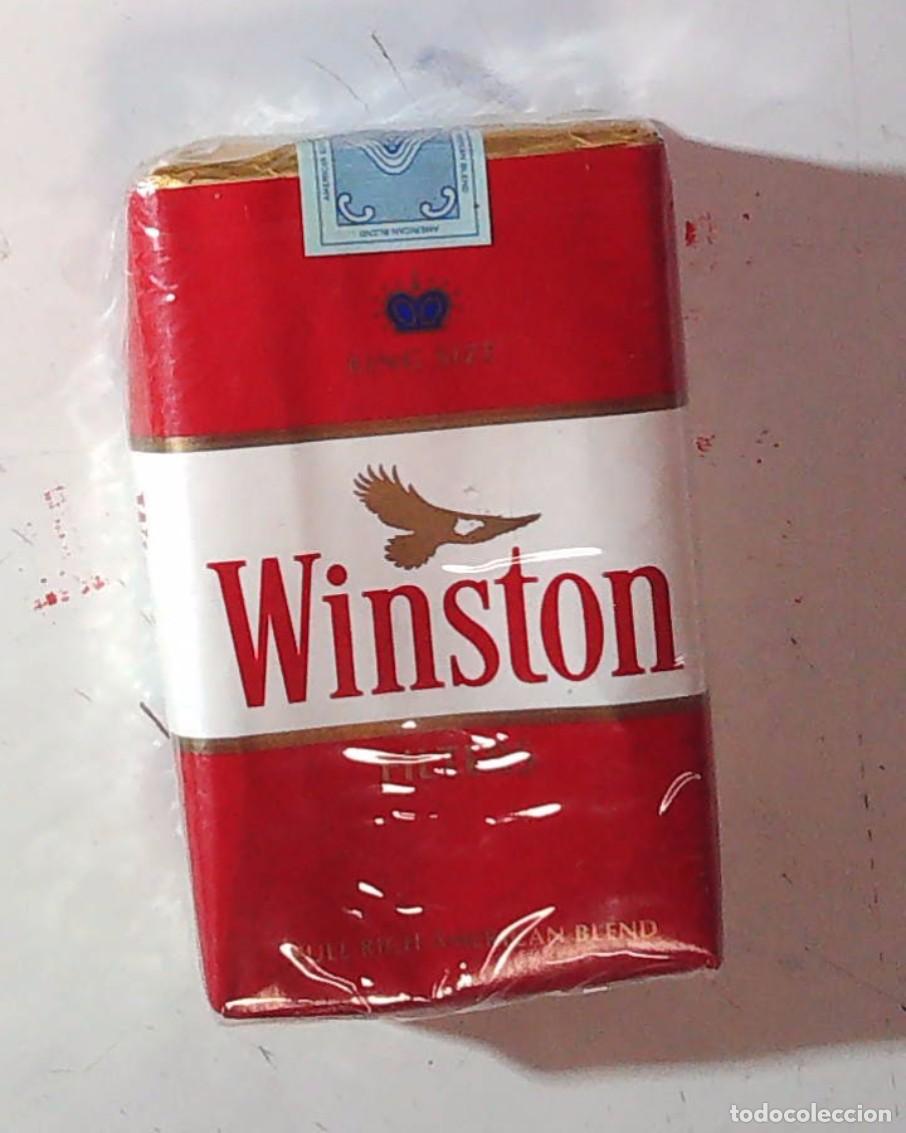 Paquetes de tabaco: WINSTON PAQUETE VINTAGE SIN ABRIR SIN ADVERTENCIAS SANITARIAS AMERICANO TABACO