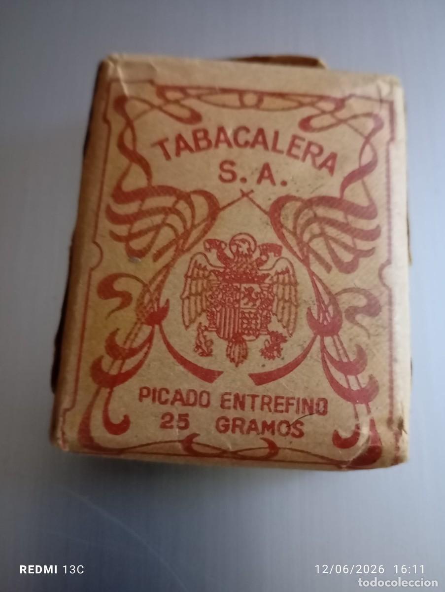 Paquetes de tabaco: PAQUETE TABACO PICADO EXTRAFINO TABACALERA S.A. 25 GRAMOS