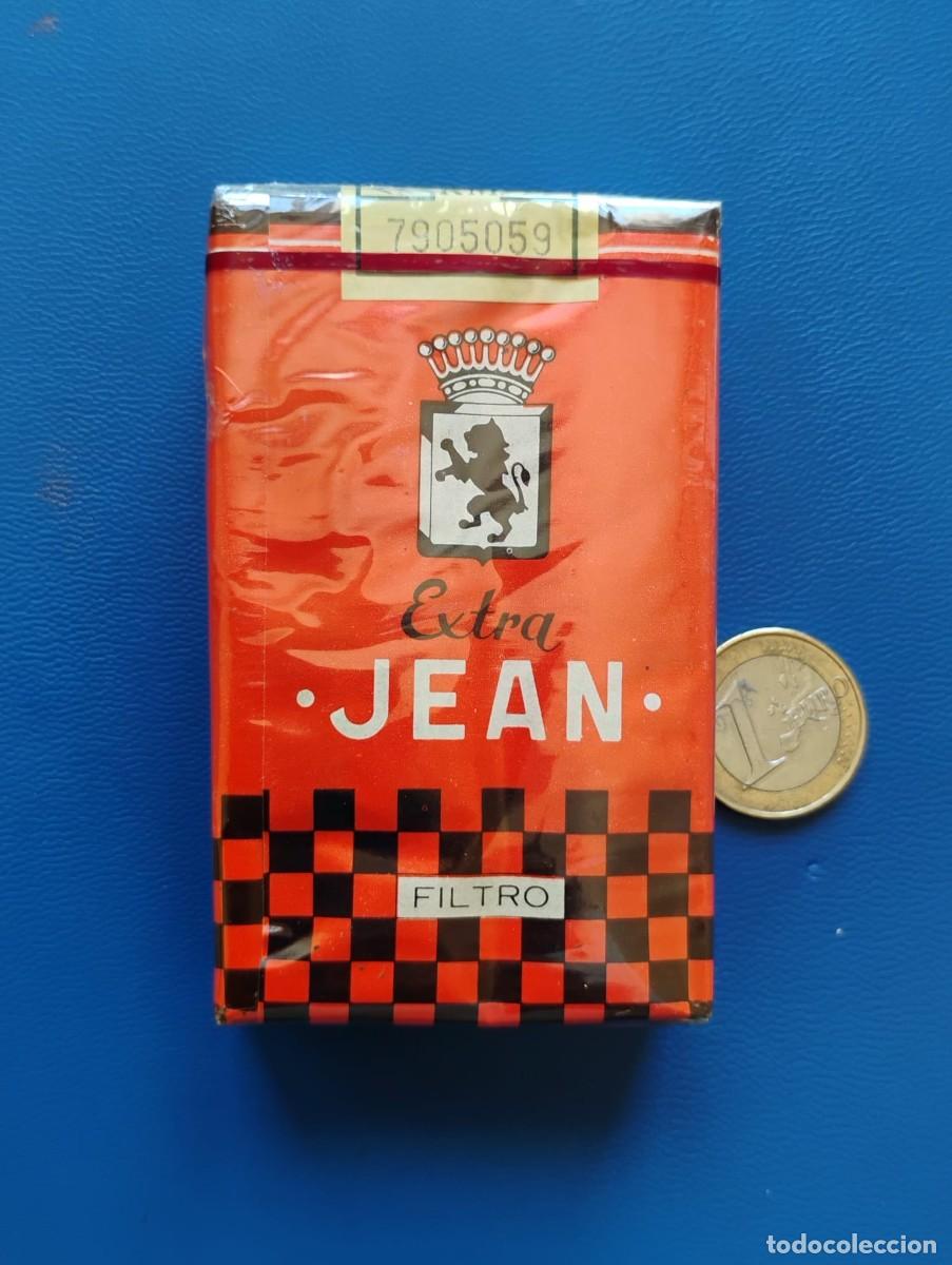 Paquetes de tabaco: ANTIGUO PAQUETE DE TABACO EXTRA JEAN CON FILTRO - PRECINTADO - (VER DESCRIPCION)