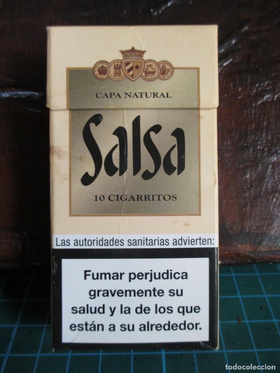 Paquets de cigarettes: 802- Paquete Vac&iacute;o De Cigarritos Salsa (10 Unidades) - Capa Natural - Coleccionismo