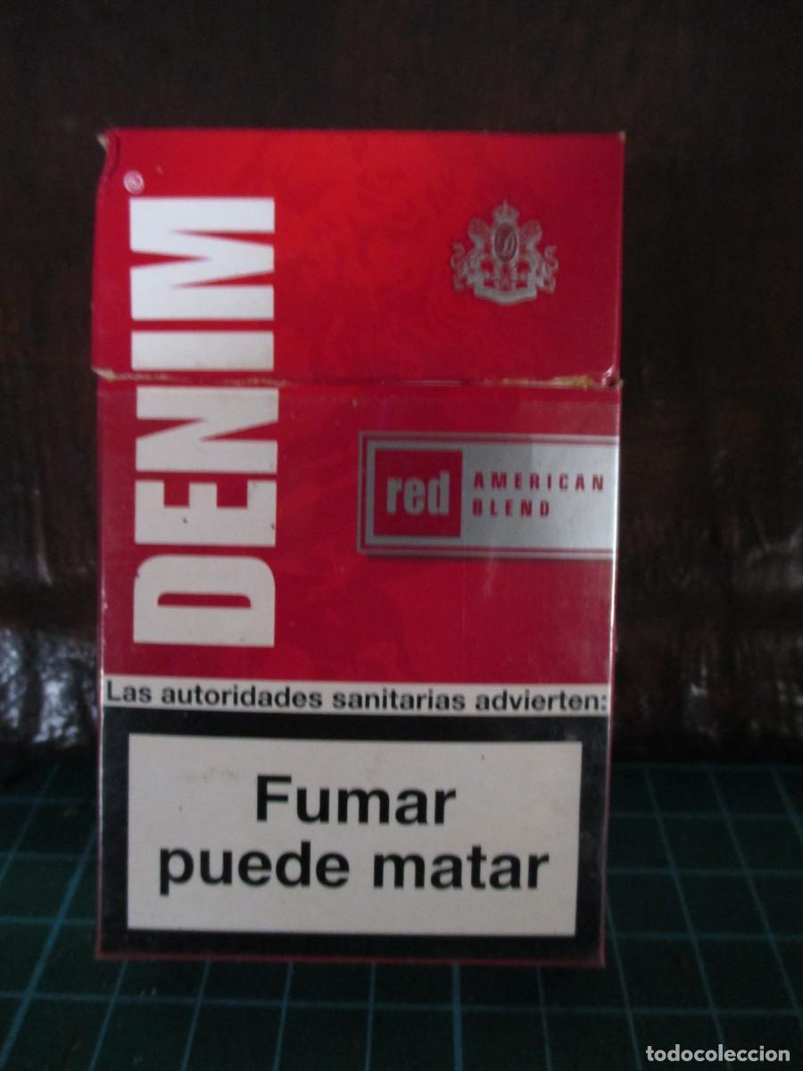 Paquets de cigarettes: 807- Paquete de Tabaco Vac&iacute;o Denim Red (Coleccionismo) &ndash; Con Precinto
