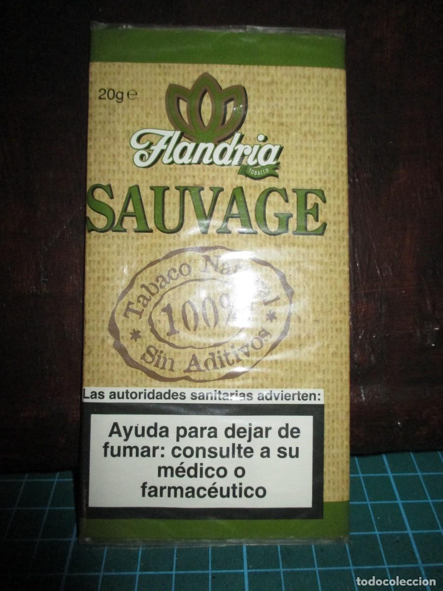 Ma&ccedil;os de tabaco: 811- Paquete Vac&iacute;o Tabaco de Liar Flandria Sauvage (20g) - Excelente Estado