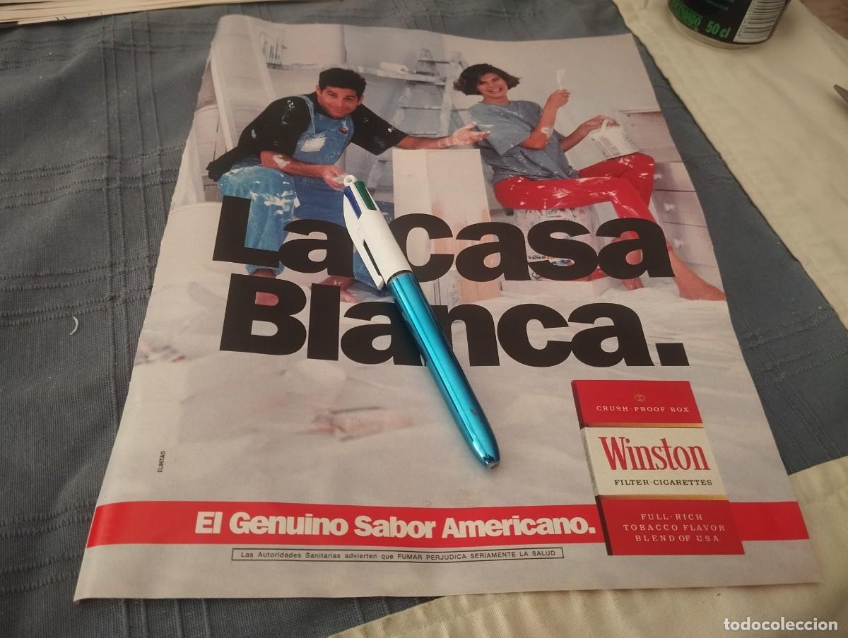 Paquetes de tabaco: TABACO WINSTON REVERSO LICOR DRAMBUIE ANUNCIO PUBLICIDAD REVISTA 1992 BONITO PARA ENMARCAR