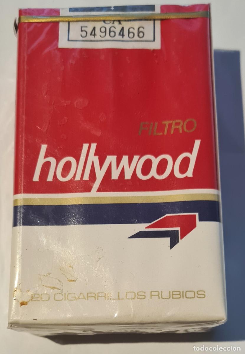 Paquetes de tabaco: Antiguo paquete tabaco holliwood, con precinto tabacalera.