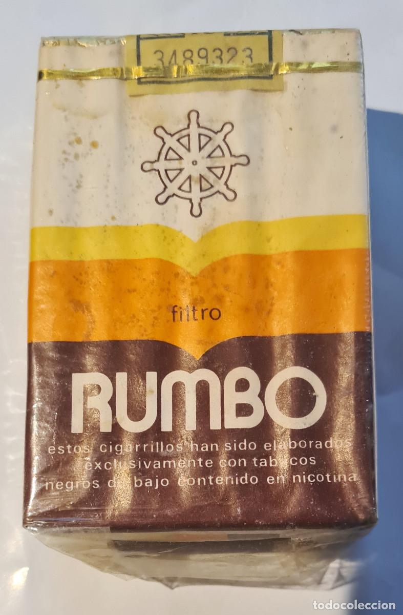 Paquetes de tabaco: Antiguo paquete tabaco Rumbo, precintado