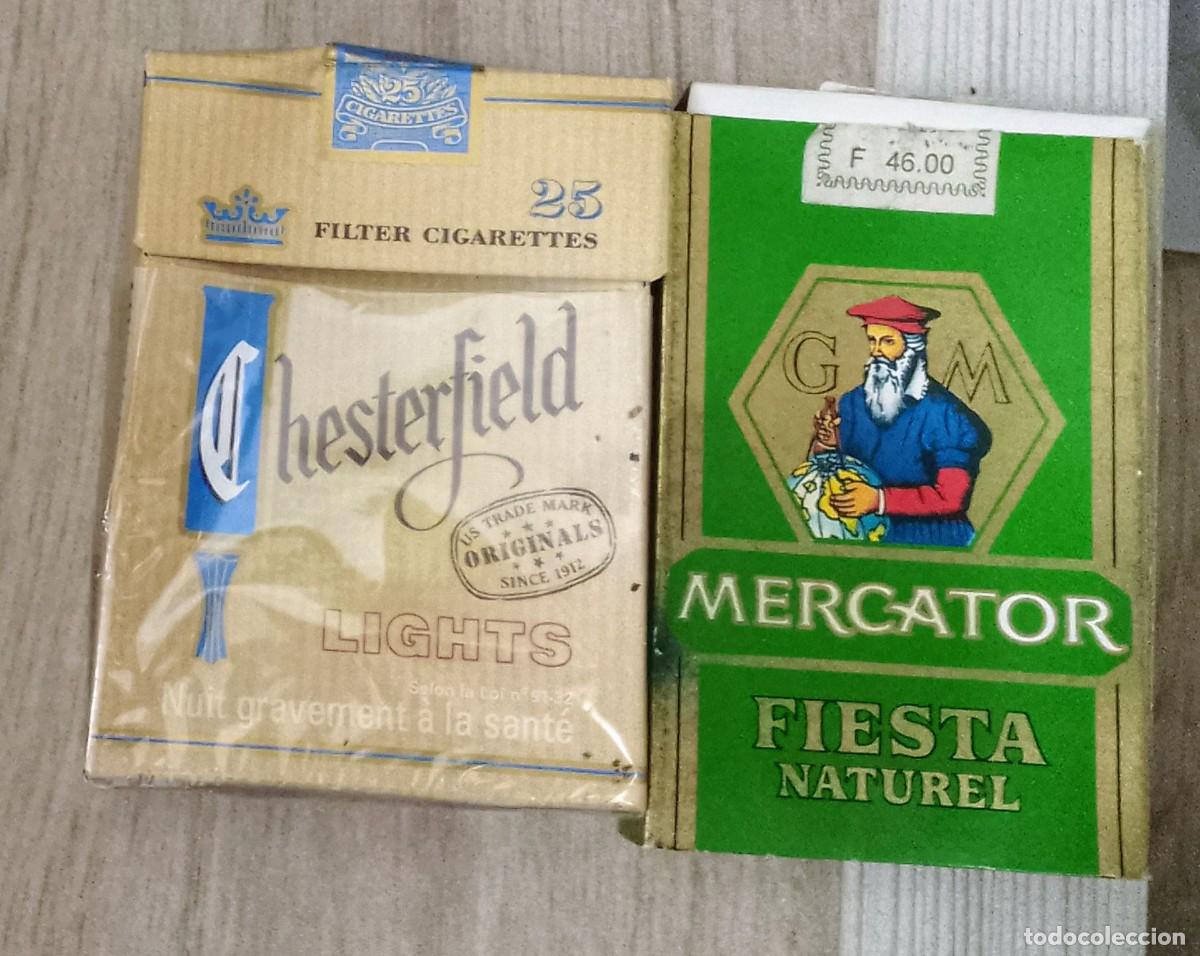 Paquetes de tabaco: cajetillas de cigarrillos