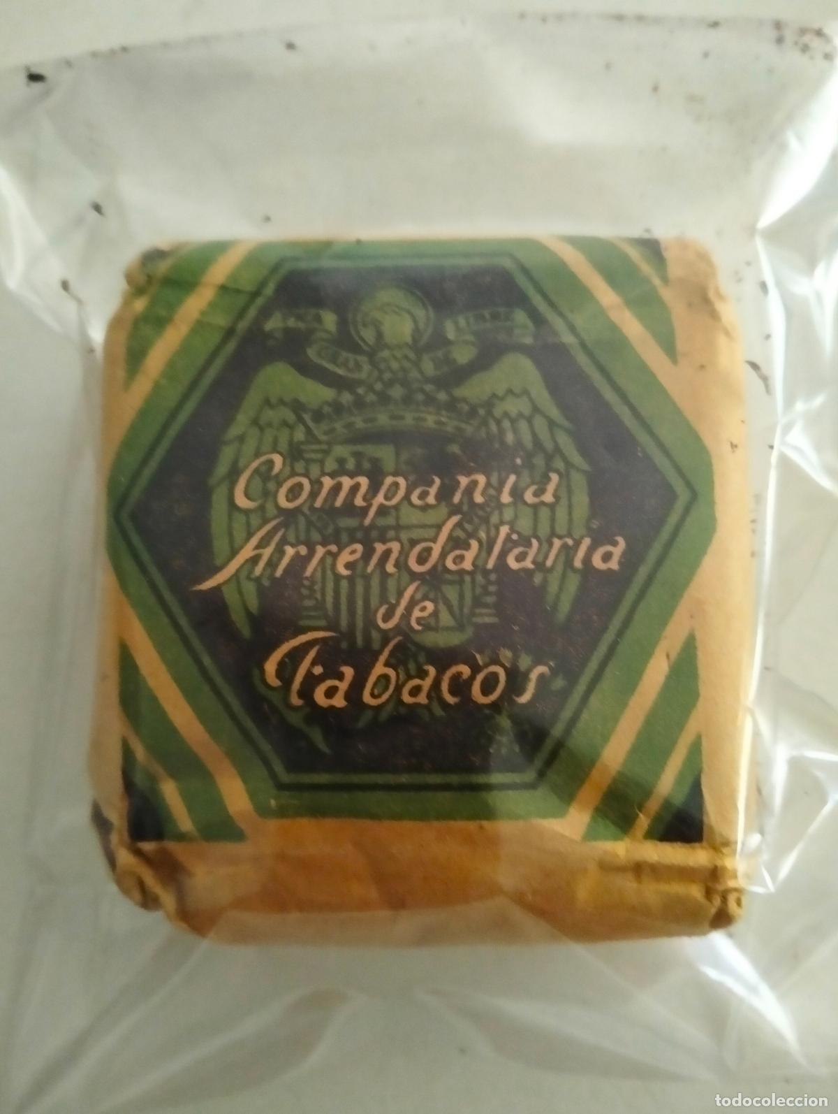 Paquetes de tabaco: PAQUETE DE TABACO, COMPA&Ntilde;IA ARRENDATARIA DE TABACOS, PICADO FINO SUPERIOR, 50 GRAMOS,