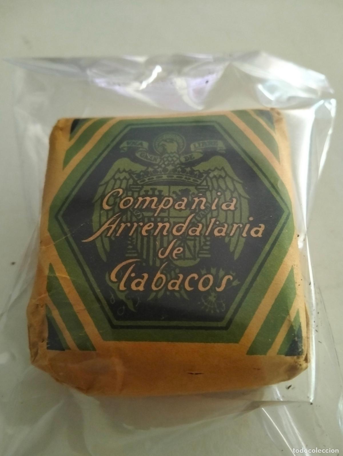 Paquetes de tabaco: PAQUETE DE TABACO, COMPA&Ntilde;IA ARRENDATARIA DE TABACOS, PICADO FINO SUPERIOR, 50 GRAMOS,