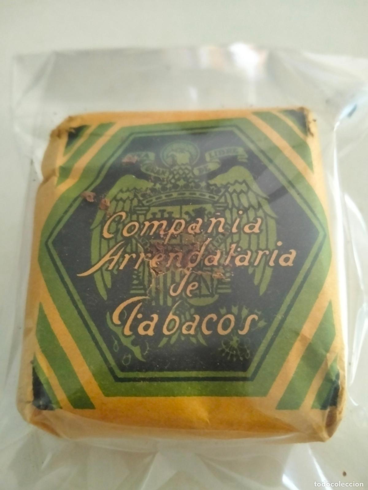 Paquetes de tabaco: PAQUETE DE TABACO, COMPA&Ntilde;IA ARRENDATARIA DE TABACOS, PICADO FINO SUPERIOR, 50 GRAMOS,