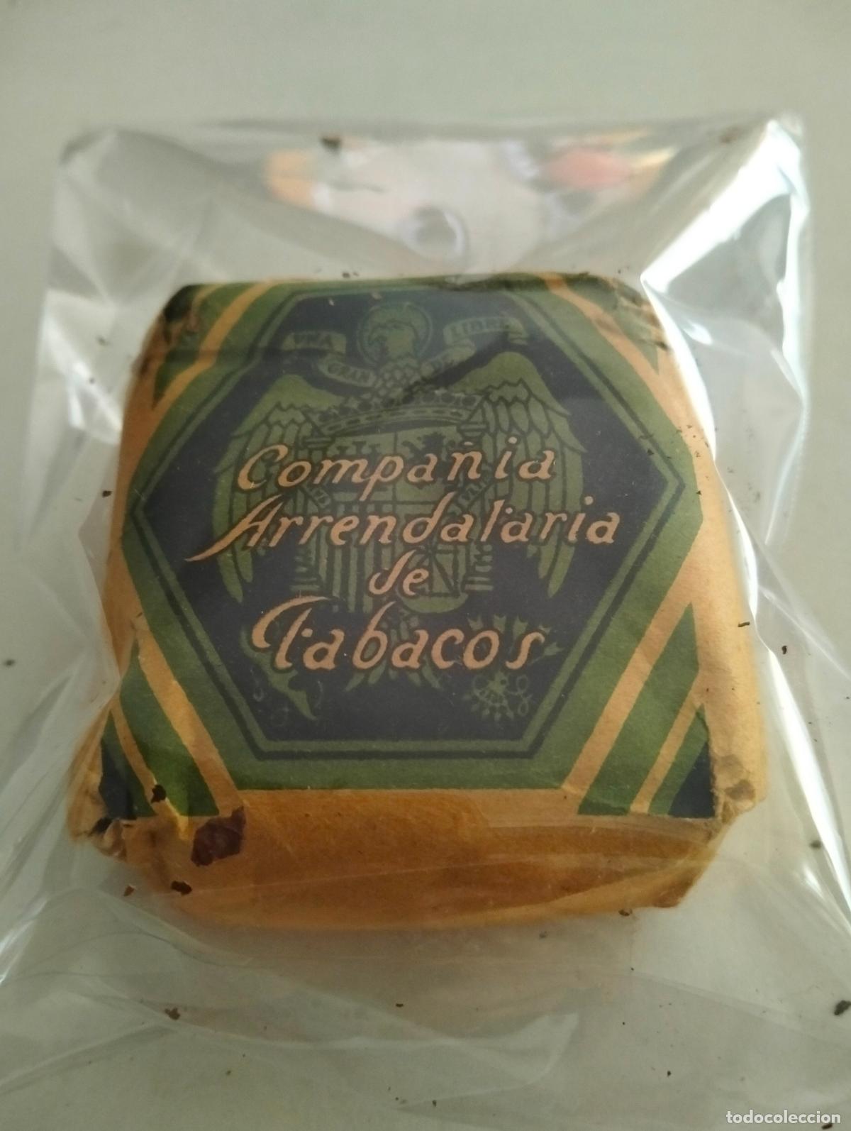 Paquetes de tabaco: PAQUETE DE TABACO, COMPA&Ntilde;IA ARRENDATARIA DE TABACOS, PICADO FINO SUPERIOR, 50 GRAMOS,