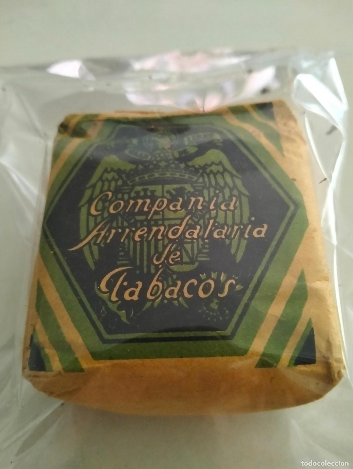Paquetes de tabaco: PAQUETE DE TABACO, COMPA&Ntilde;IA ARRENDATARIA DE TABACOS, PICADO FINO SUPERIOR, 50 GRAMOS,
