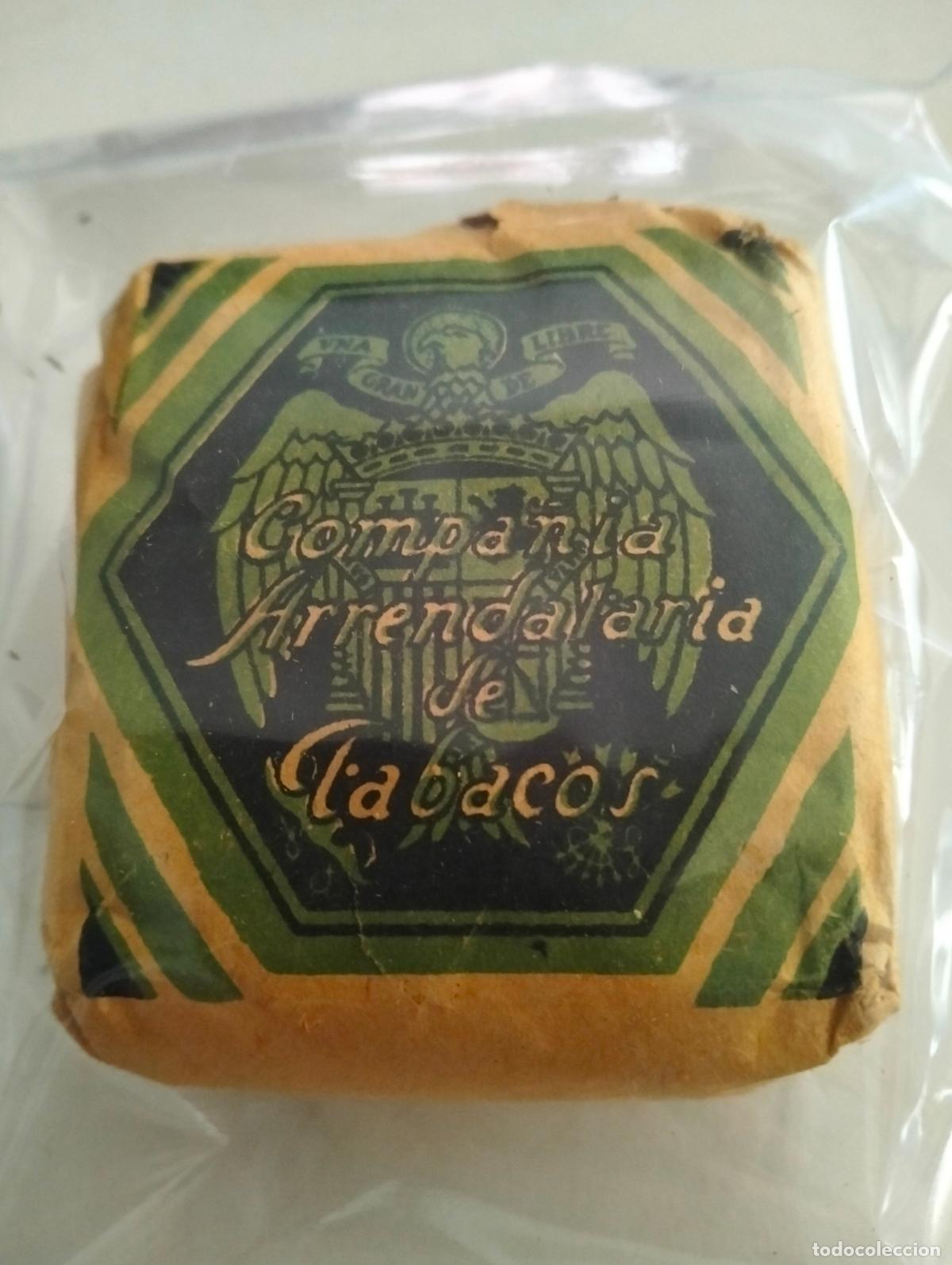 Paquetes de tabaco: PAQUETE DE TABACO, COMPA&Ntilde;IA ARRENDATARIA DE TABACOS, PICADO FINO SUPERIOR, 50 GRAMOS,