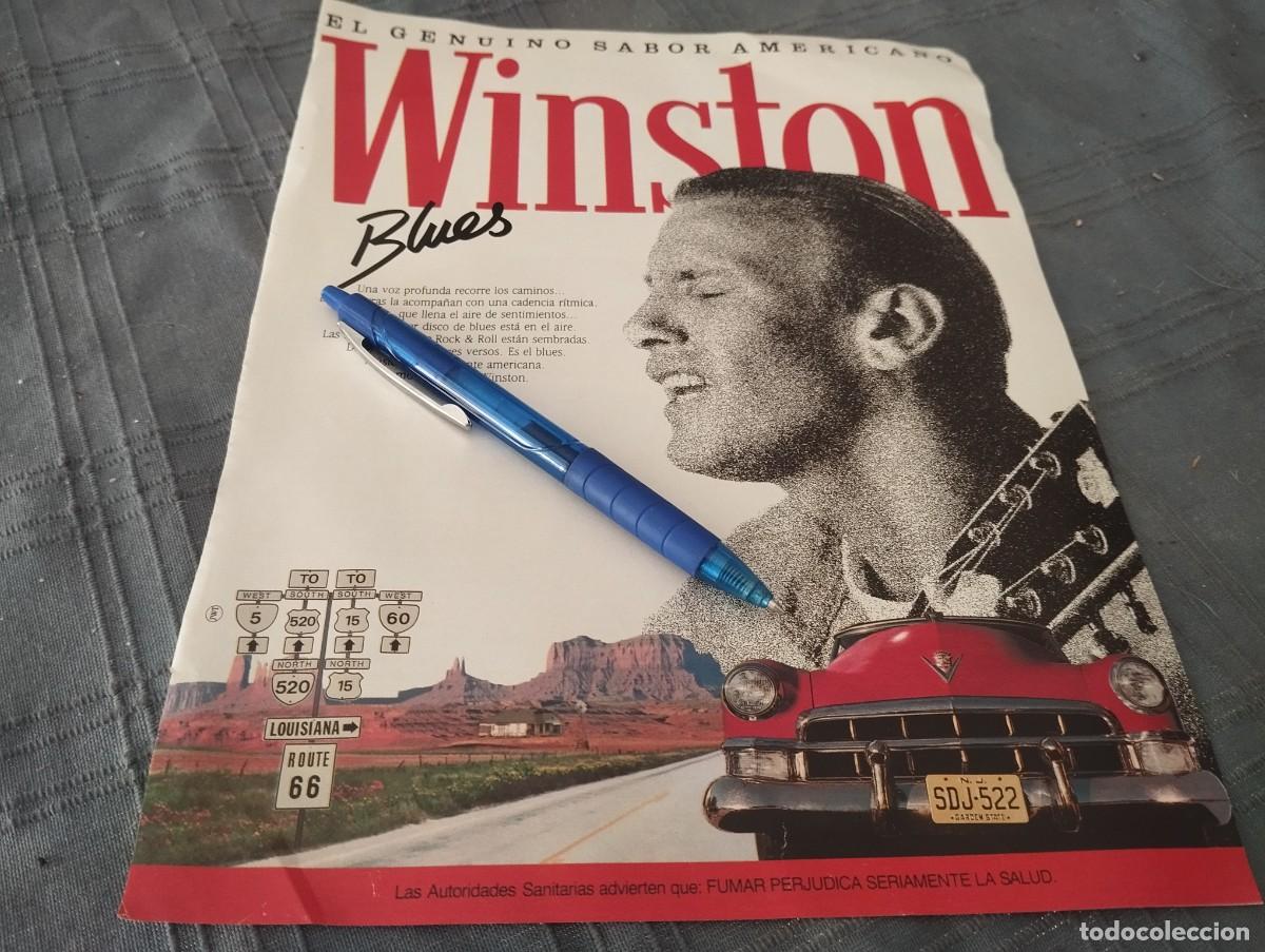 Paquetes de tabaco: TABACO WINSTON BLUES ANUNCIO PUBLICIDAD REVISTA