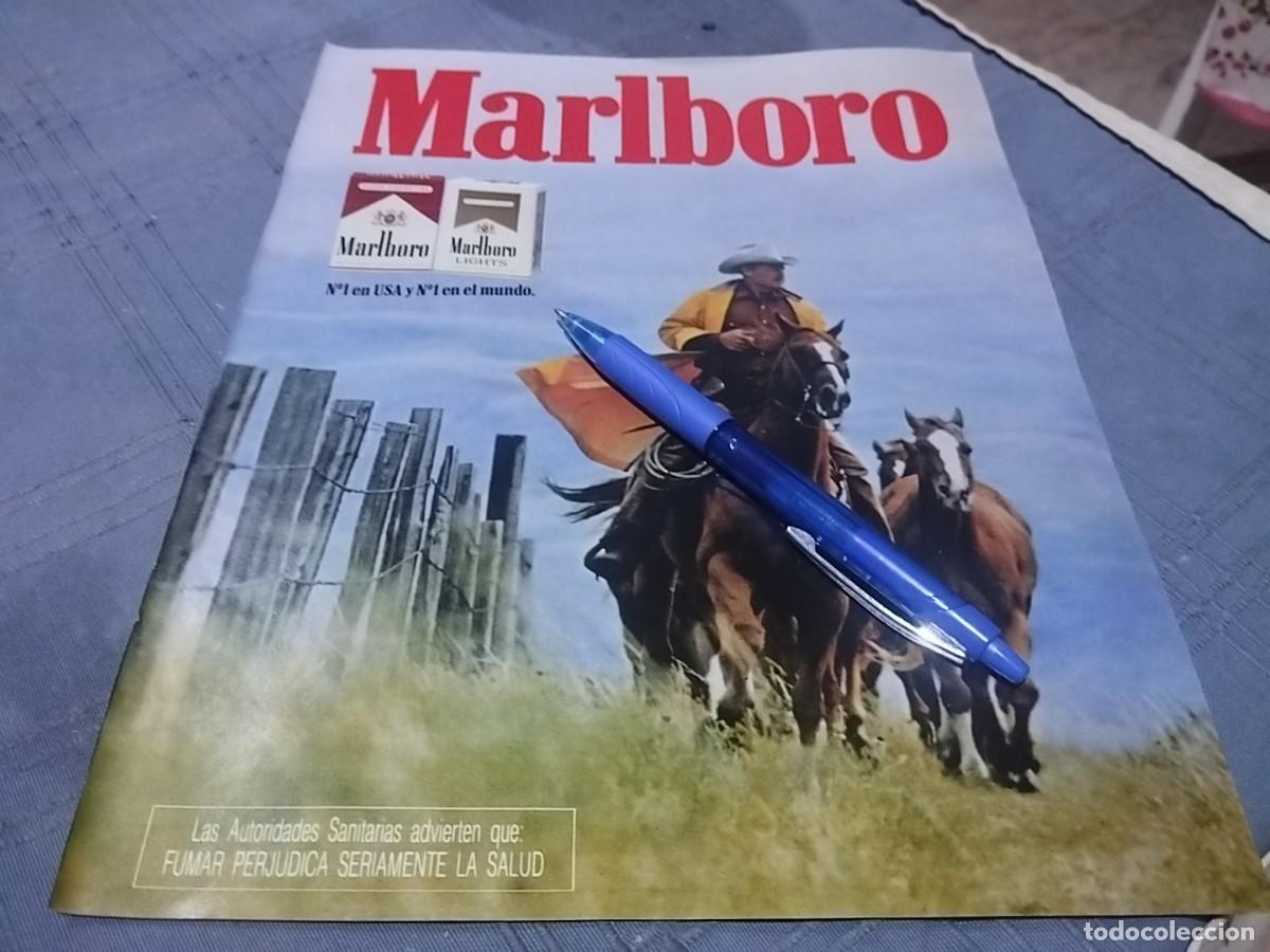Paquetes de tabaco: TABACO MARLBORO ANUNCIO PUBLICIDAD REVISTA 1989 BONITO PARA ENMARCAR