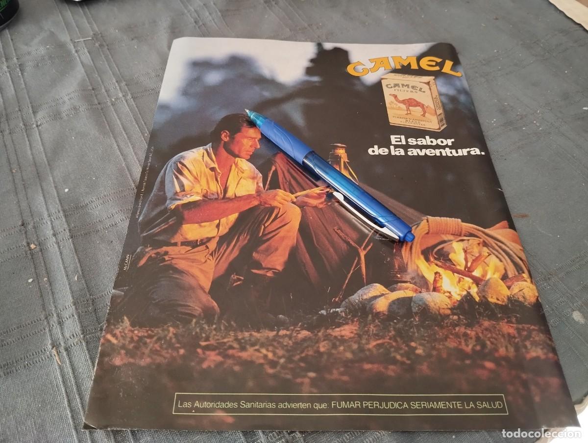 Paquetes de tabaco: TABACO CAMEL ANUNCIO PUBLICIDAD REVISTA 1992 BONITO PARA ENMARCAR