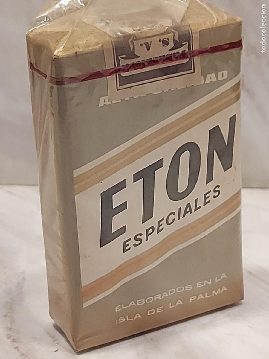 Paquetes de tabaco: ETON ESPECIALES | LA PALMA CANARIAS | 20 CIGARRILLOS | PRECINTADO | ALTA CALIDAD | A&Ntilde;OS 80