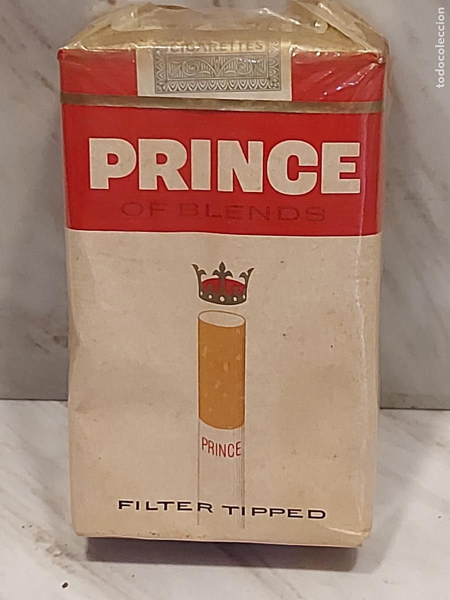 Paquetes de tabaco: PRINCE OF BLENDS | MADE IN DENMARK | FILTER TIPPED | 20 CIGARETTES | PRECINTADO | A&Ntilde;OS 80