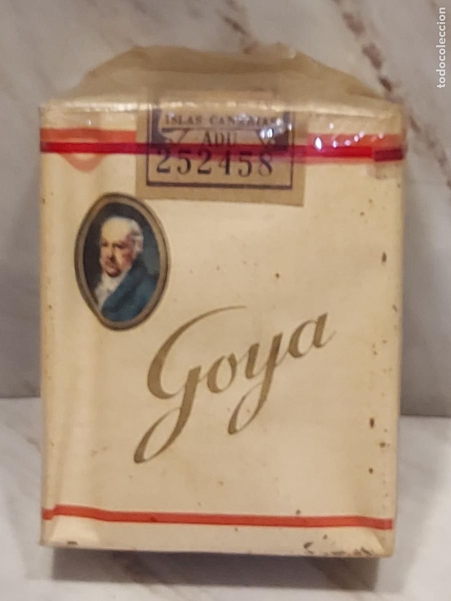Paquetes de tabaco: GOYA | CIGARRILLOS CORTOS SIN FILTRO | C.I.E.S.A. ISLAS CANARIAS | 20 CIGARRILLOS | PRECINTADO