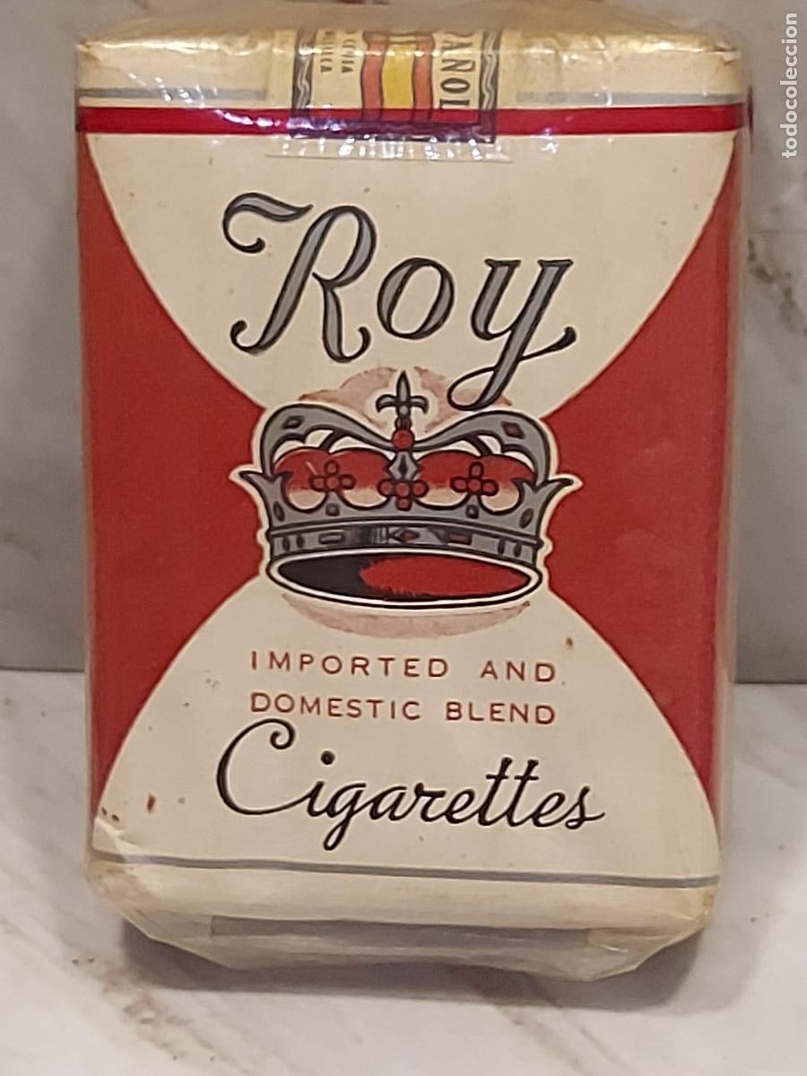Paquetes de tabaco: ROY | IMPORTED AND DOMESTIC BLEND | PHILIP MORRIS U.S.A. | PAQUETE PRECINTADO | VINTAGE