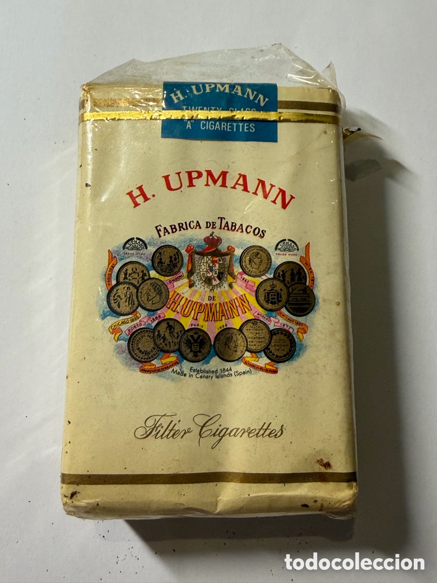 Paquetes de tabaco: Paquete de Cigarrillos H. Upmann F&aacute;brica de Tabacos Filter Cigarettes - Precintado Cuba Tabaco