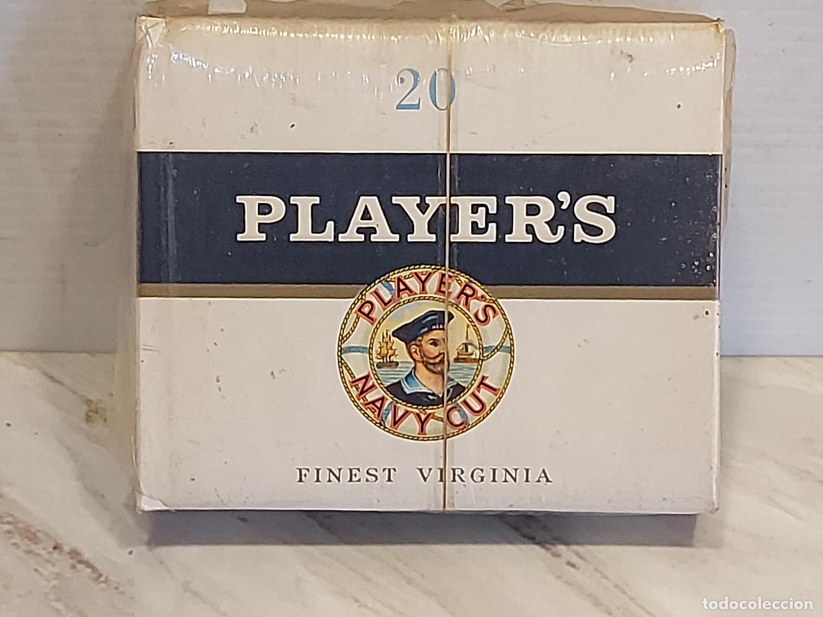 Paquetes de tabaco: ANTIGUA CAJETILLA DE TABACO | PLAYER'S NAVY CUT | CON PRECINTO | 20 CIGARRILLOS | JOHN PLAYER & SONS