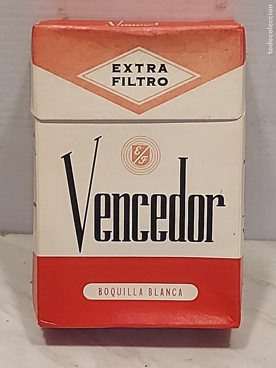 Paquetes de tabaco: VENCEDOR EXTRA FILTRO | PAQUETE ANTIGUO CANARIAS | INTERIOR INTACTO