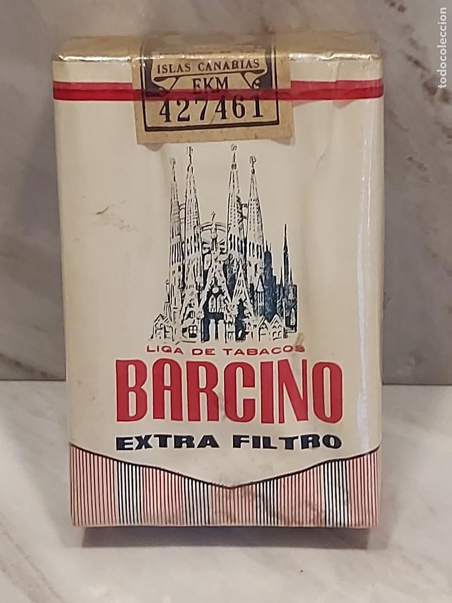 Paquetes de tabaco: MUY RARA CAJETILLA BARCINO EXTRA FILTRO | SAGRADA FAMILIA | PRECINTADA | CANARIAS