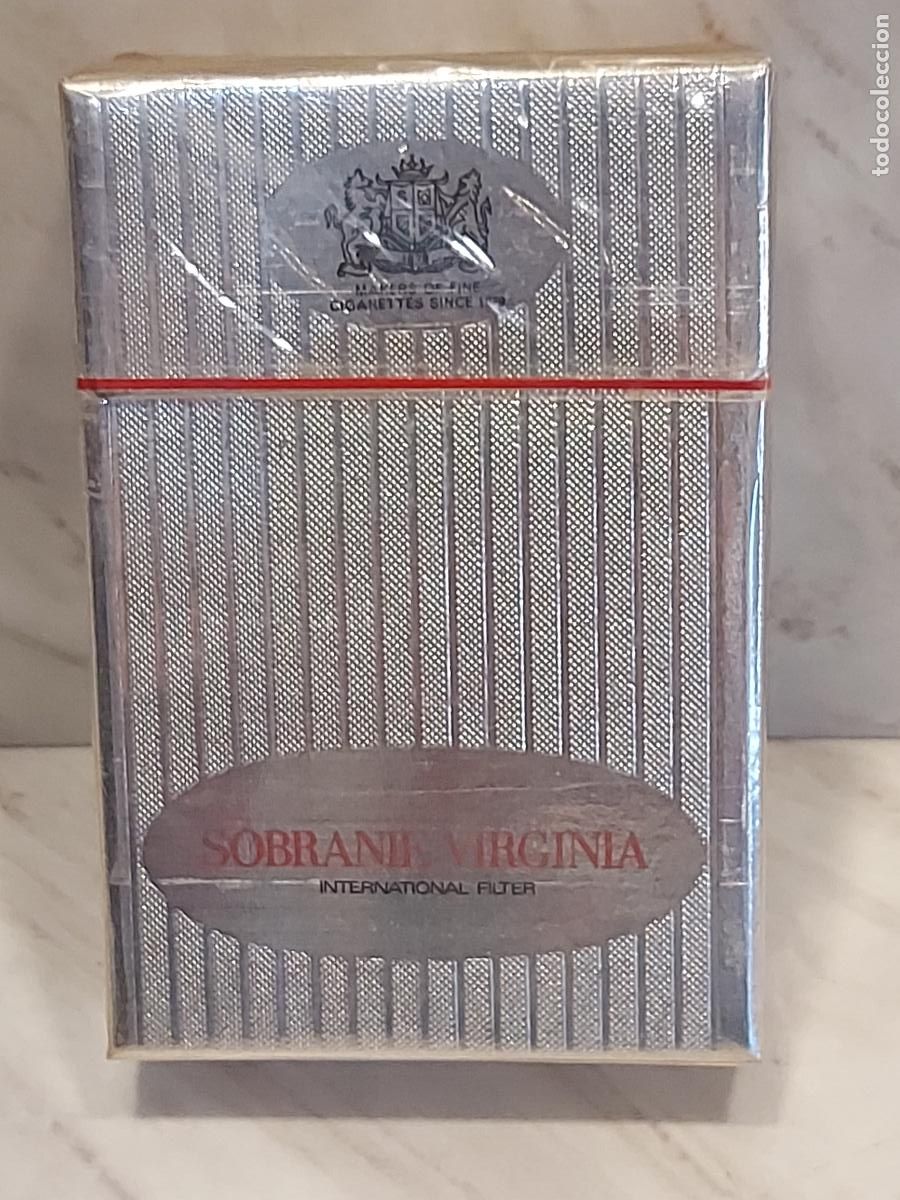 Paquetes de tabaco: SOBRANIE VIRGINIA | ANTIGUA CAJETILLA INGLESA | PRECINTADA SIN ABRIR